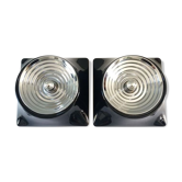 Pair of ceiling lights model 1369 by Studio Nizzoli Associati for Stilnovo