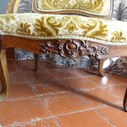 Counterpart of Louis XV period armchairs called "A la Reine"