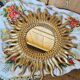 Vintage Gold Sun Mirror – A Mid-Century Classic for a Stylish Décor