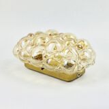 Mid Century Modern Amber Bubble Glass Wall Light By Helena Tynell For Limburg, Germany, 1960s