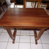 Art deco 1930s pine table