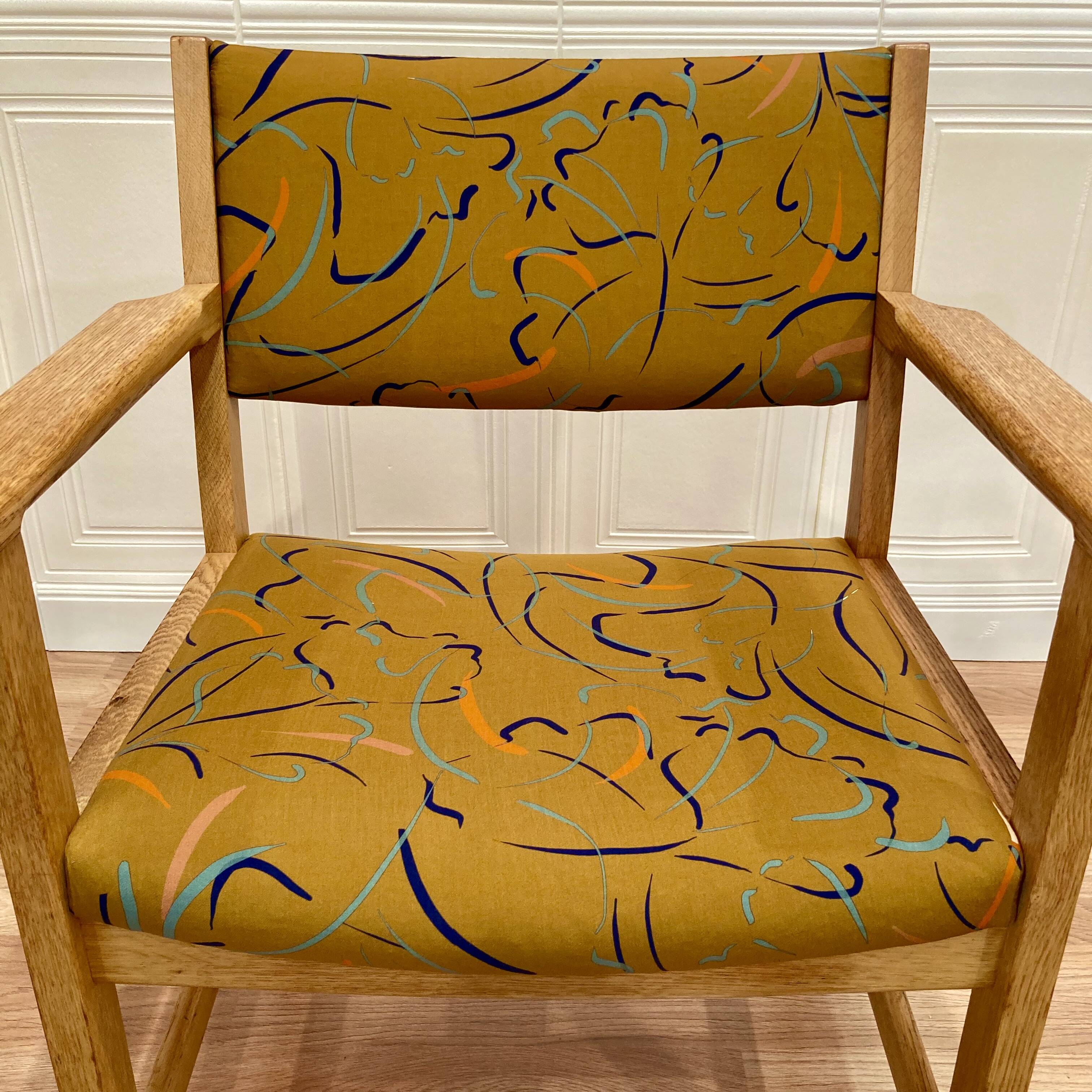 Hans Wegner armchair "Scandinavian design" 1960.