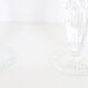 Paire de vases en verre moulé