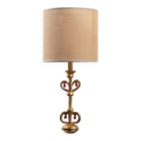 Bronze lamp by Constance D for Lucien Gau