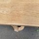 Extendable farmhouse dining table, renovated in raw wood, 270cm