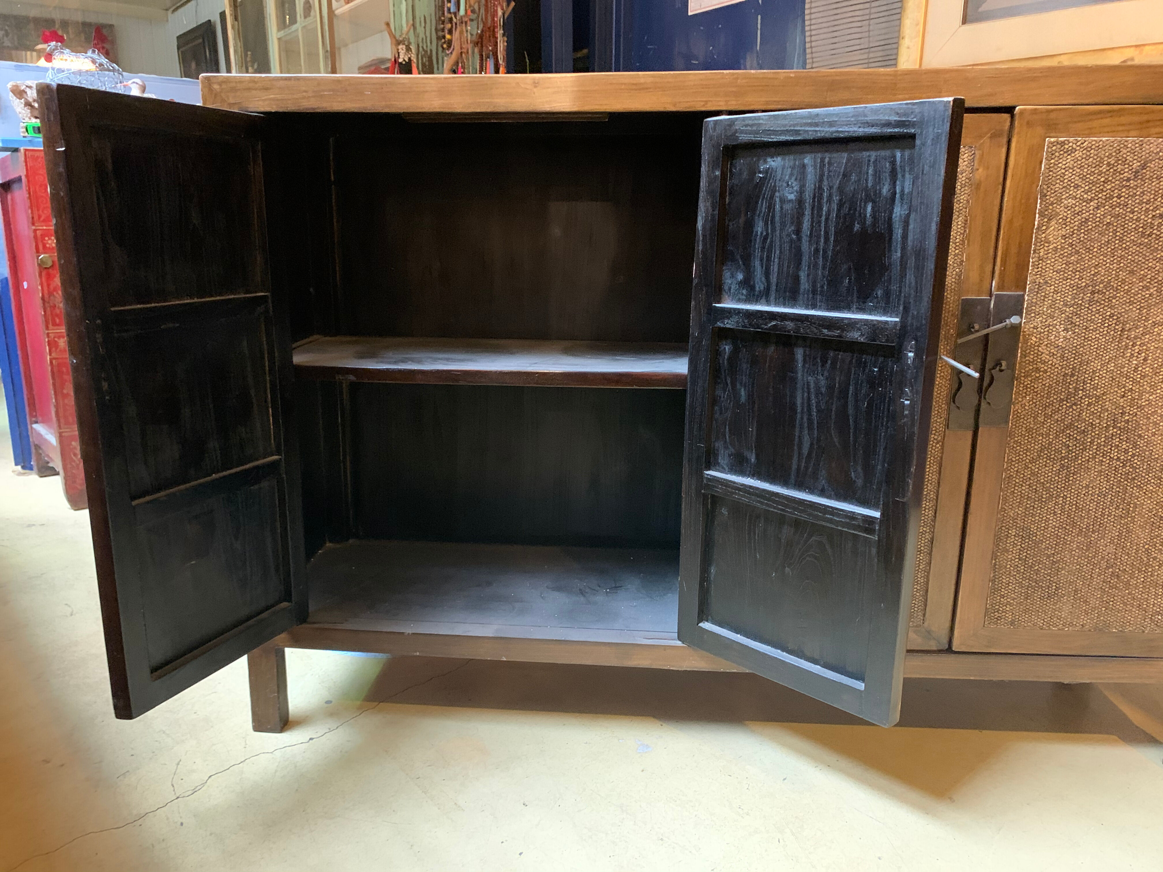 Indonesian bamboo woven buffet