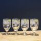 Enamelled glass liquor service