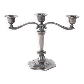 Metal candlestick, Italian design, 1960s, made in Italy