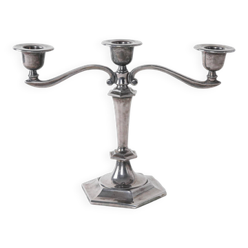 Metal candlestick, Italian design, 1960s, made in Italy