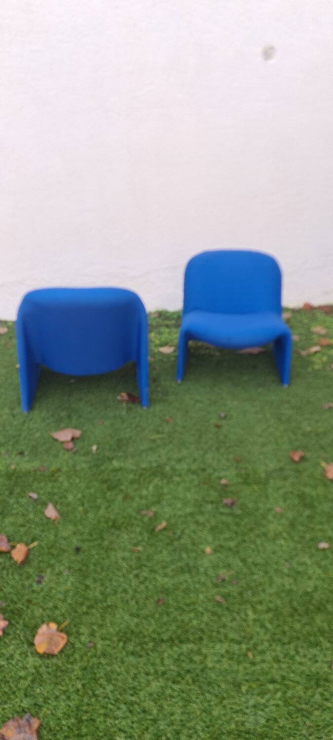 Pair of "Alky" armchairs by Giancarlo Piretti for artifort