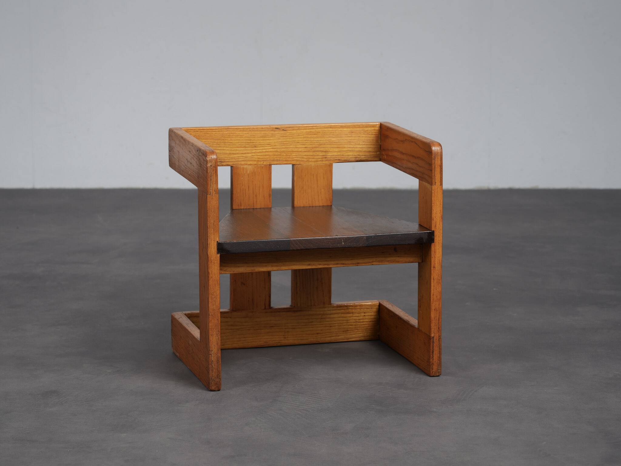 Chaise d'enfant Art Déco rare par Pander, Pays-Bas, années 1930