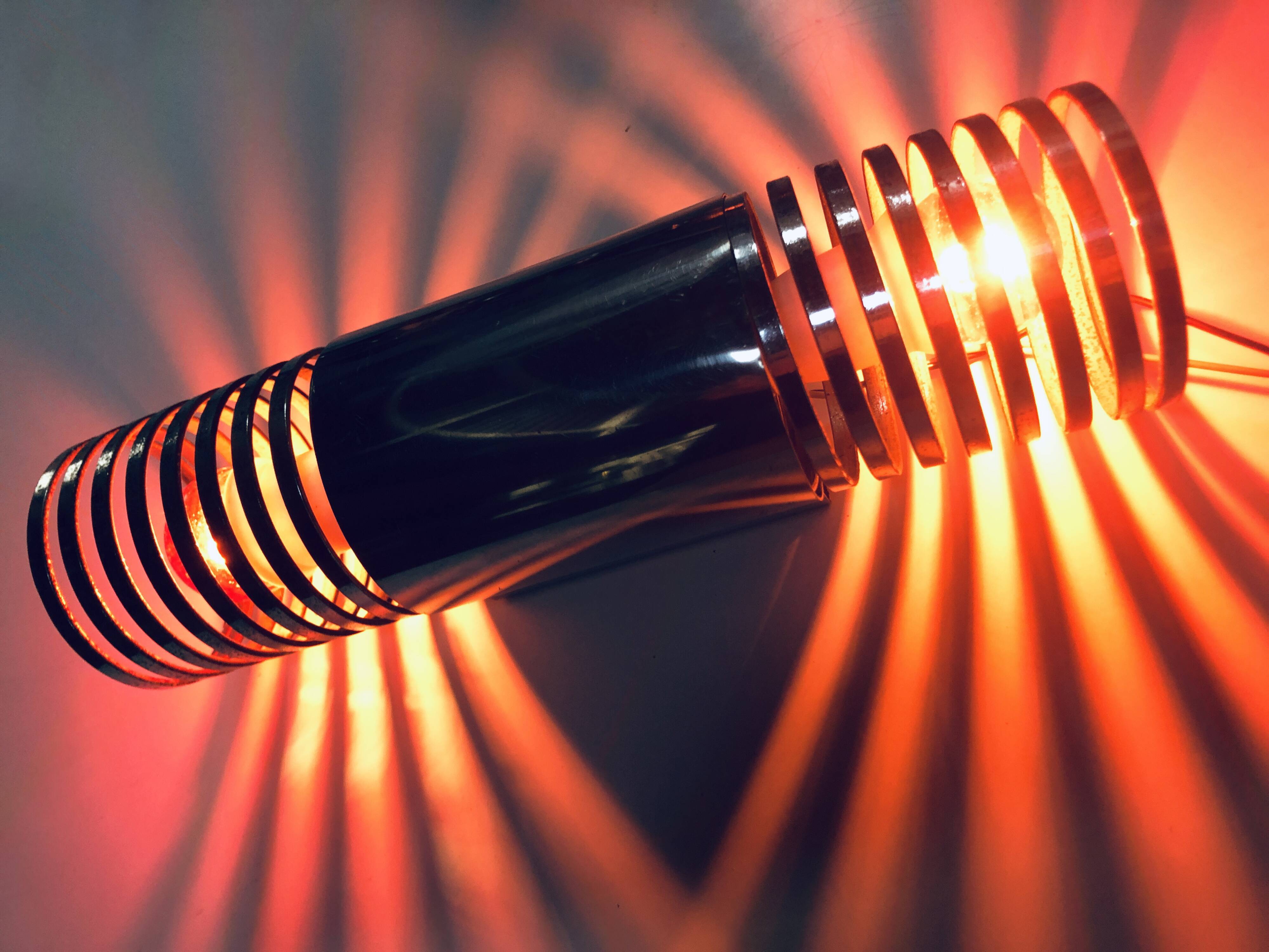 Vintage Wall Lamp • Spirals • Space Age • 1970