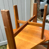 Scandinavian coffee table trundle and smoked glass