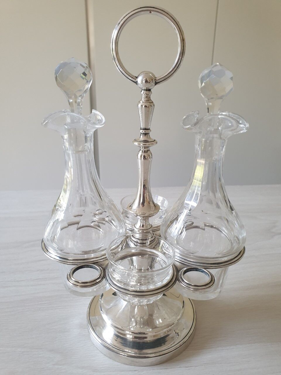 Table servant oil vinegar christofle