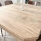 Art Deco dining table made of solid wood.