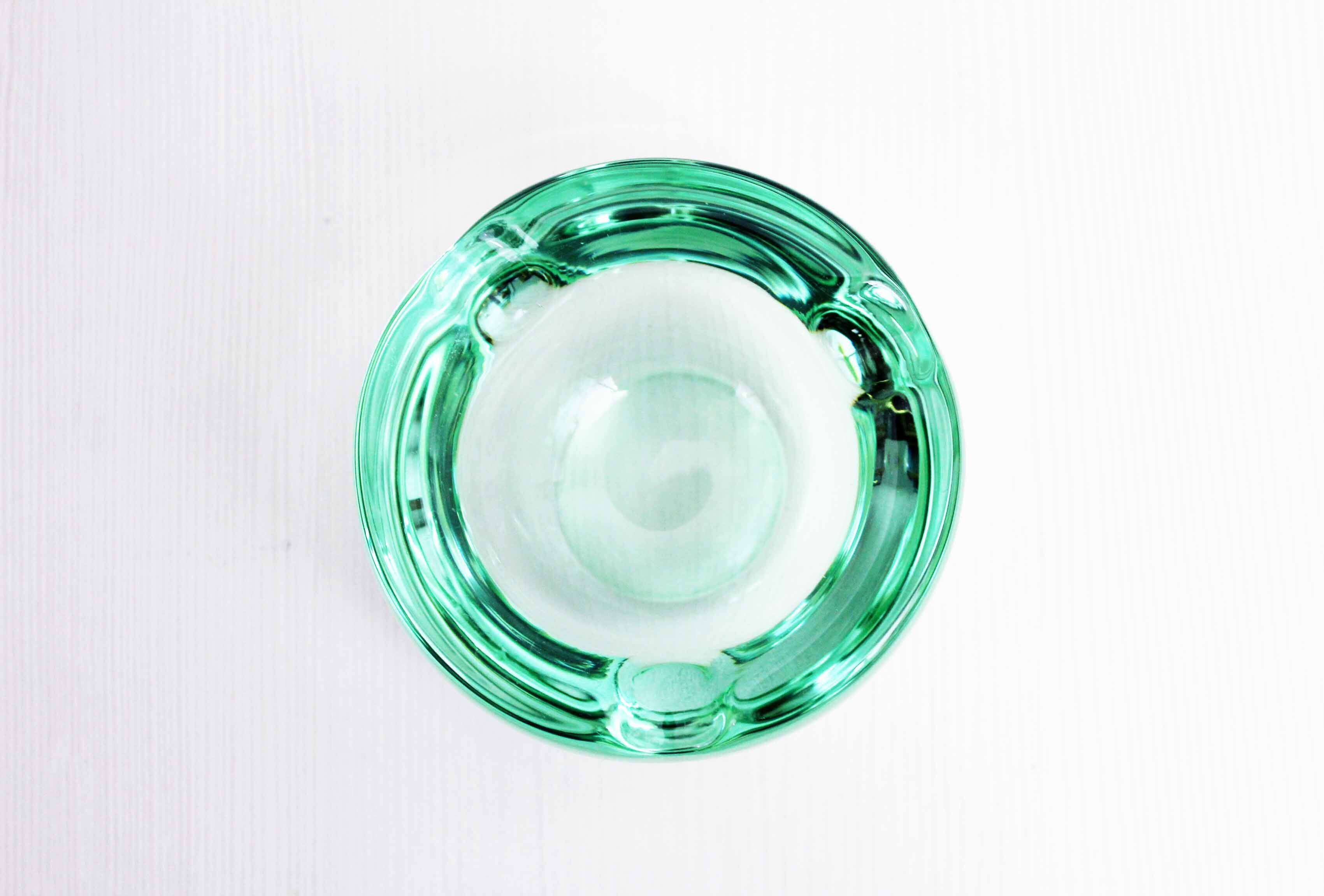 Ashtray in crystal Daum France
