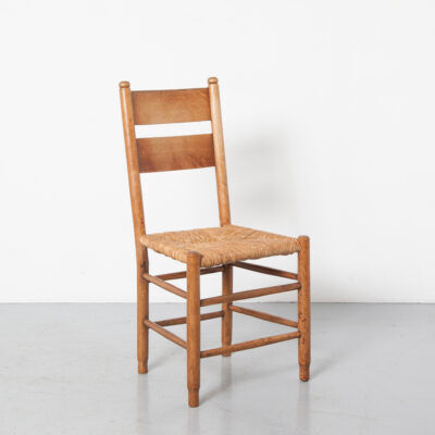 Dining chair oak sea rush