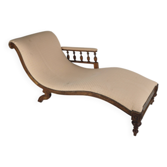 Late 19th Century Antique Chaise Longue / Daybed – England