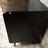 tv/hifi furniture enfilade bahut buffet vintage feet compass 1960