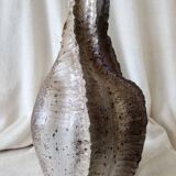 Jean Linard, the milestone, sculptural vase in stoneware, unique piece, in very good condition.
