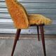 Authentic old vintage furry armchair in good condition