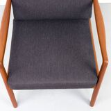 Fauteuil lounge FD-109 en teck par Ole Wanscher pour France & Son, années 1960