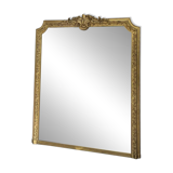 Gold Leaf Gilded Mantelpiece Mirror 152.5cm/125.5cm