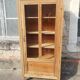 Parisian cabinet glazed raw wood