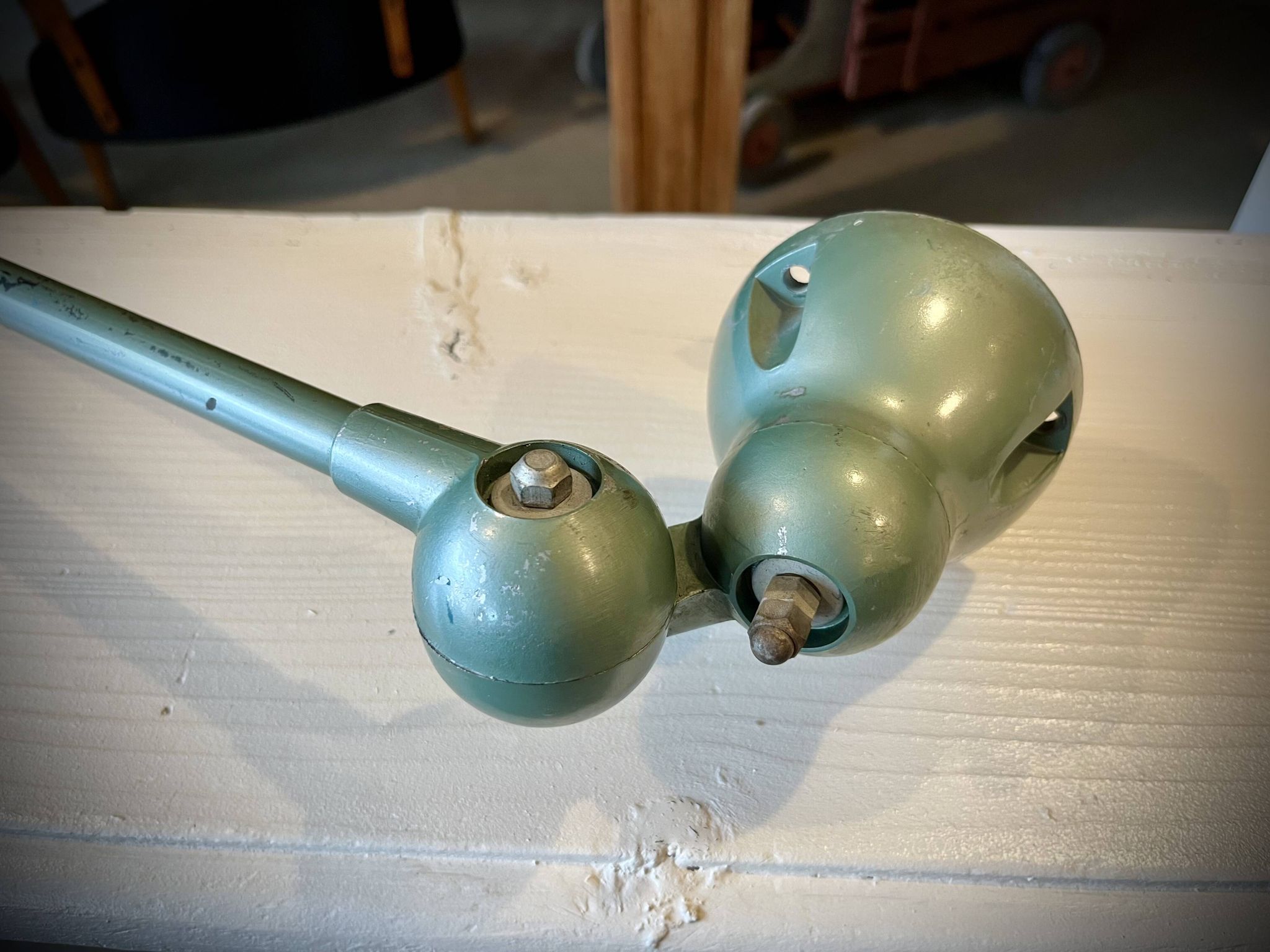 Old Jielde lamp with 2 arms