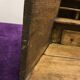 Shelf antique wooden grocery store