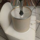 Chrome metal lamp circa 1970