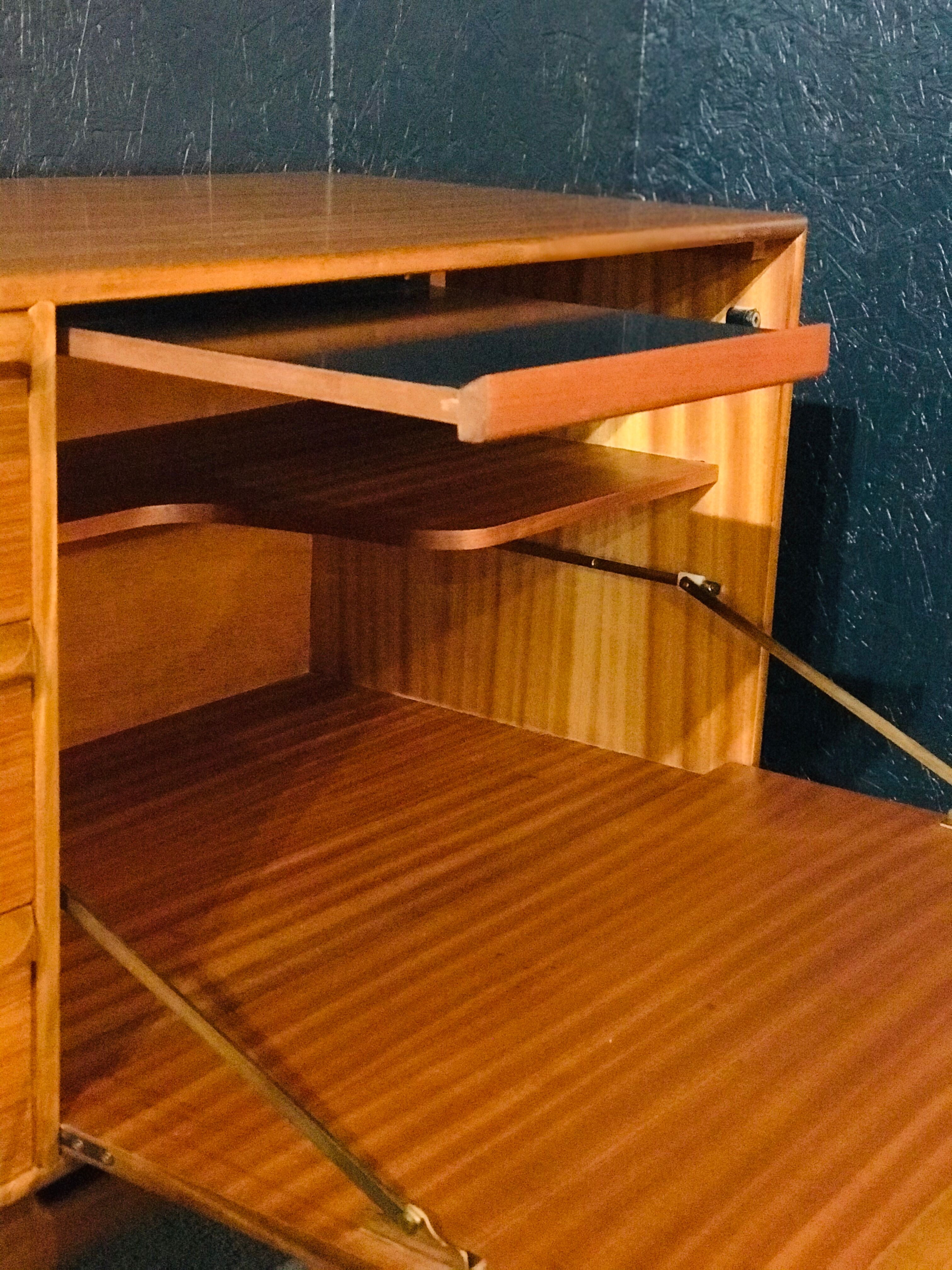 Mid-Century Teak Sideboard by Tom Robertson for McIntosh, 1960s, Sunburst collection.