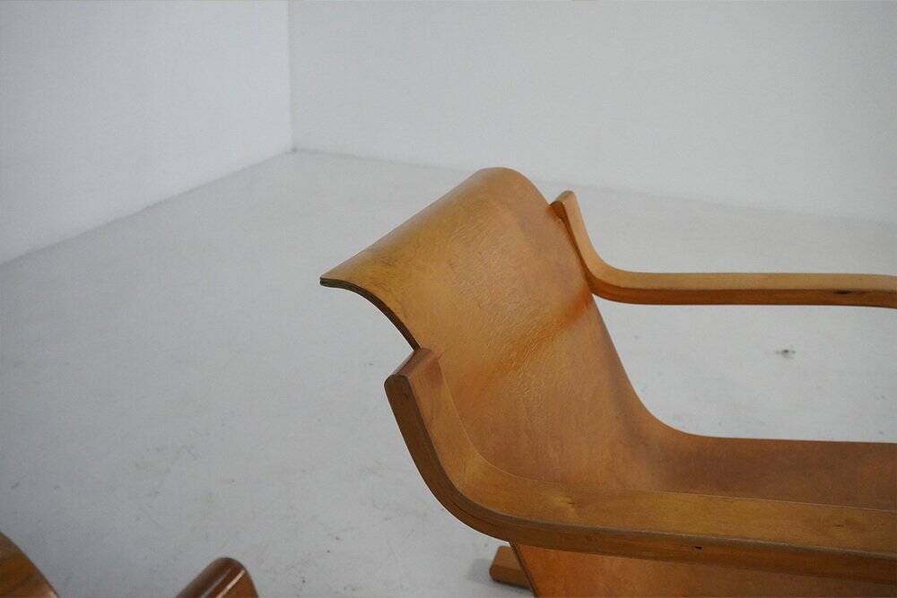 Set of Nr. 31 Cantilever Lounge Chairs by Alvar Aalto, 1930s
