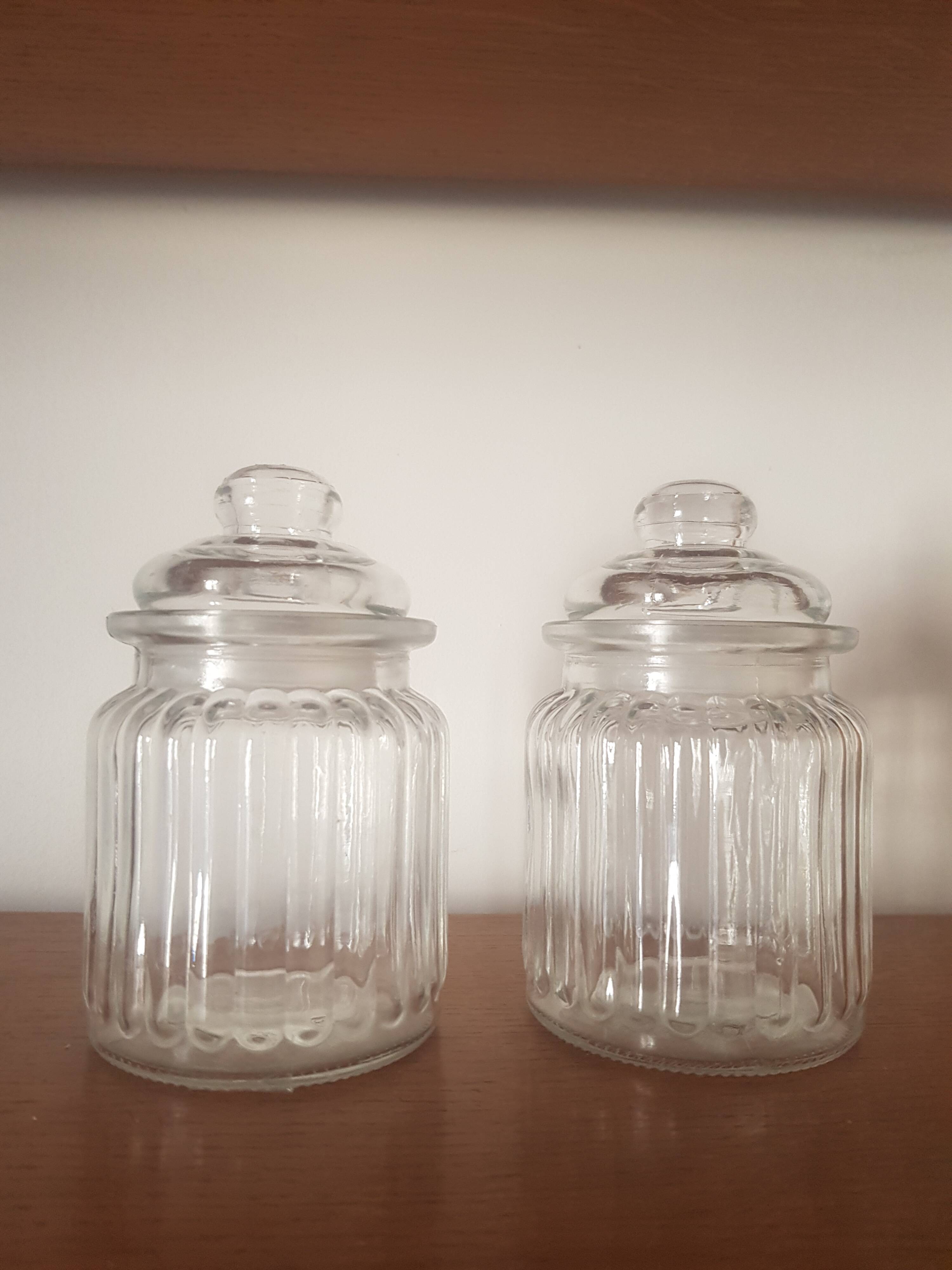 Set of 2 small vintage candy boxes