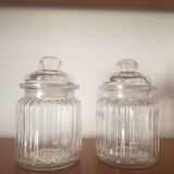 Set of 2 small vintage candy boxes