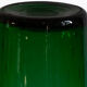Italian bubbled blown glass vase from Empoli - Mid-20th century