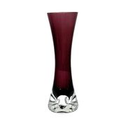 Ingrid Glashütte "Lord Nelson" burgundy vase, Germany 1960s