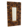 brutalist mirror in wood and metal 1970