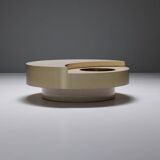 Très rare table basse TRG avec bar style Willy Rizzo