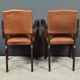 Pair of bridge armchairs in beech - 1940