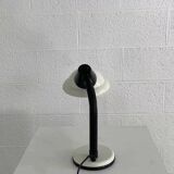 70s desk lamp in gray Aluminor