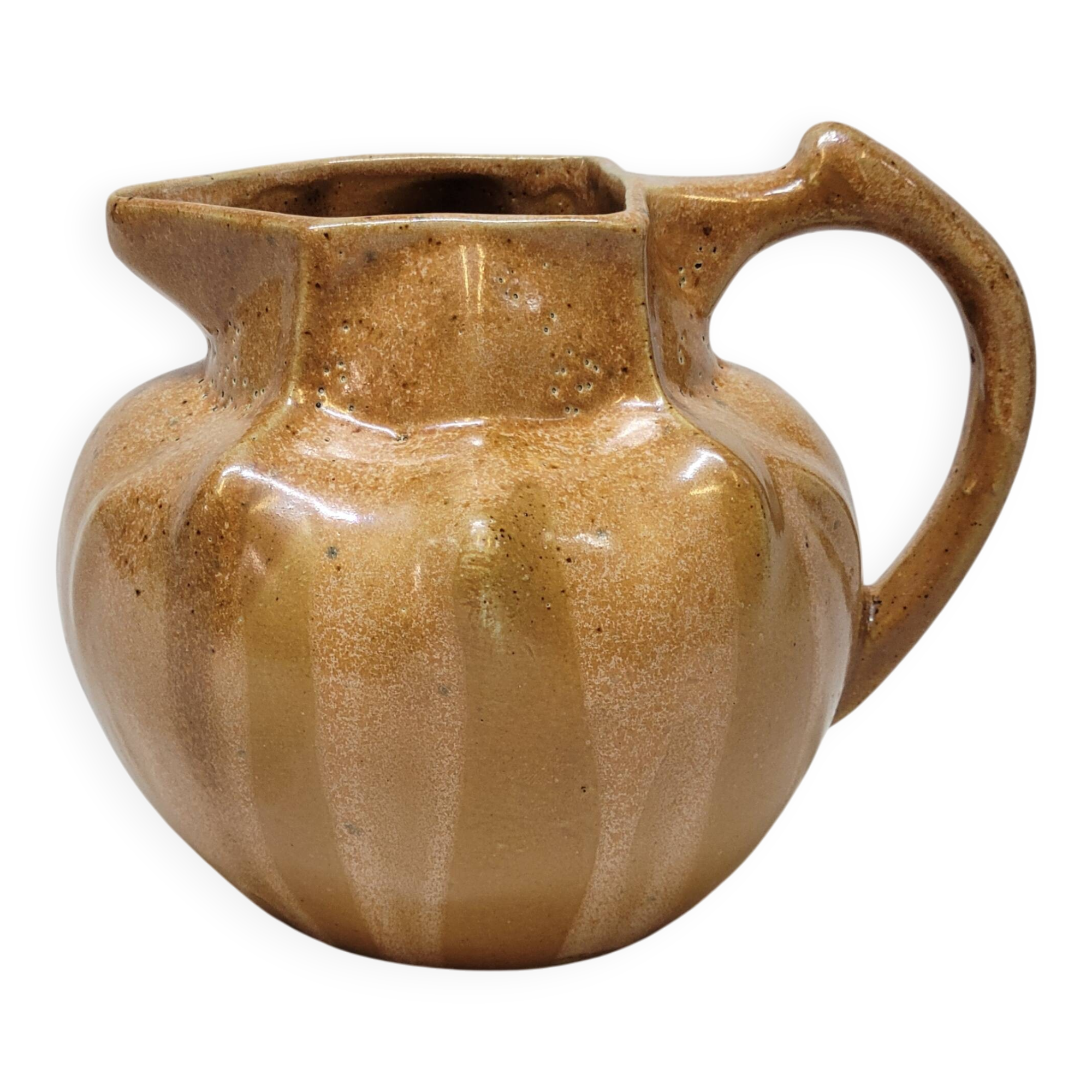 Antique Art Deco Art Nouveau Stoneware Pitcher Carafe 1 Liter