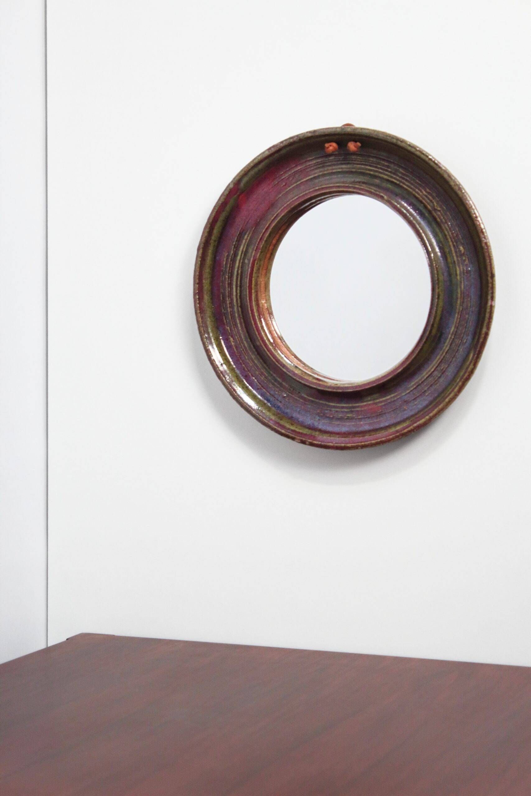 Green ceramic mirror