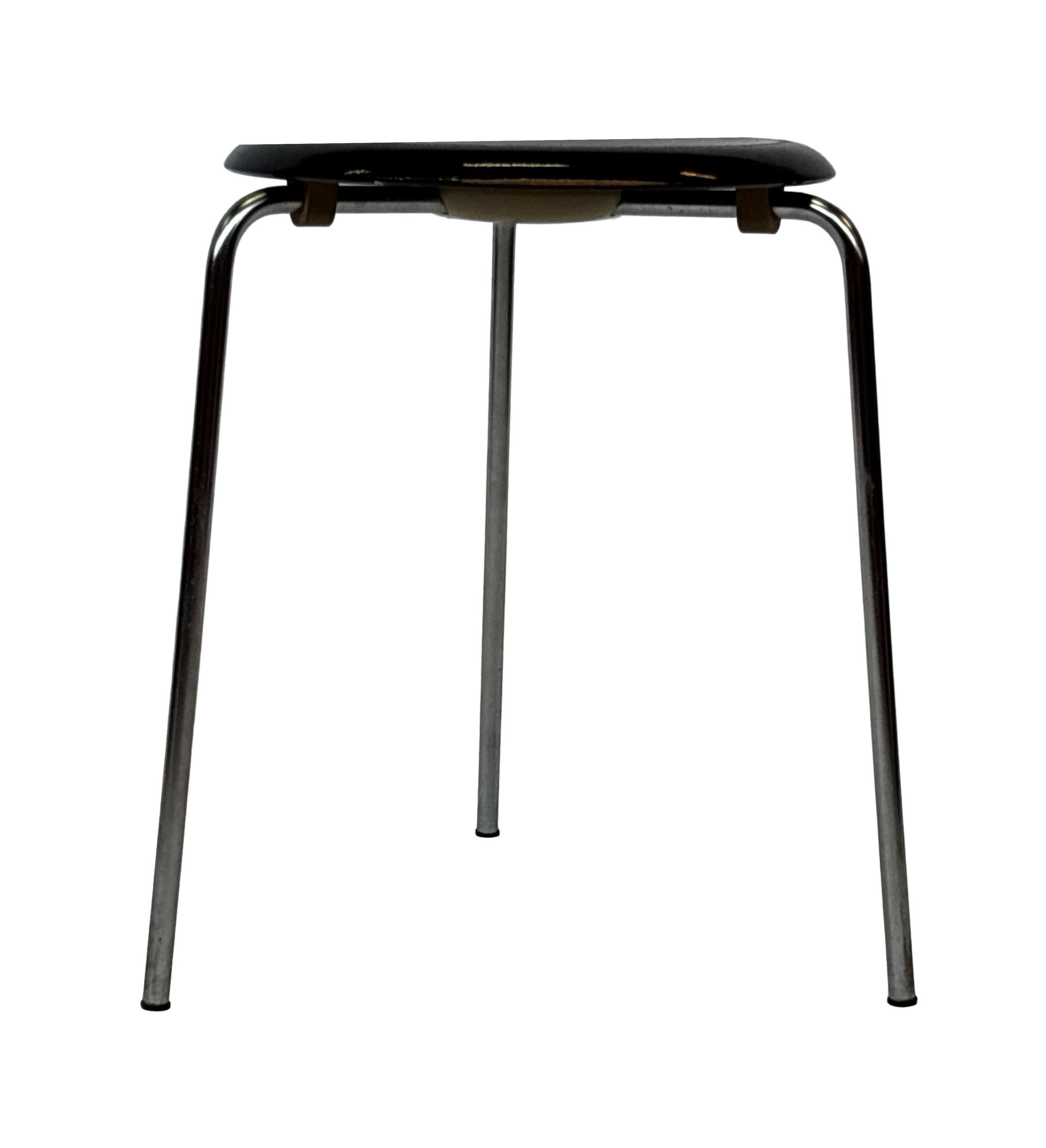 Vintage Fritz Hansen Dot Stool Arne Jacobsen Danish Design