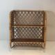 Rattan wall shelf. Attributed to Audoux-Minet