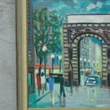 Swedish Modern Painting by Jack Eichborn, Oil on Canvas, 1960s