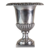 Vase Médicis Laiton Argenté