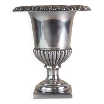 Vase Médicis Laiton Argenté