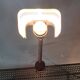 1970 Targetti Sankey workshop lamp in brushed aluminum.