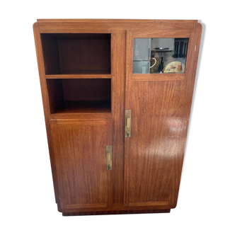 Art Deco showcase bookcase